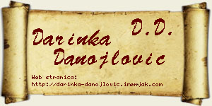 Darinka Danojlović vizit kartica